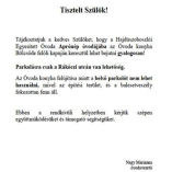 Tájékoztatás! class=