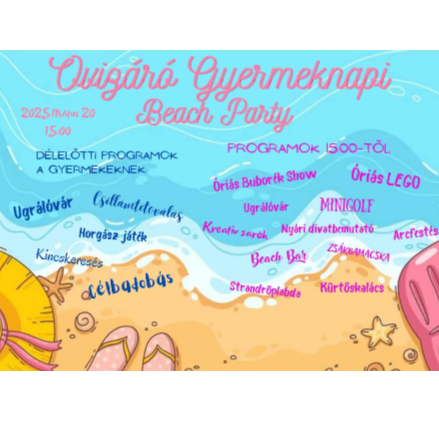Ovizáró gyermeknapi beach party