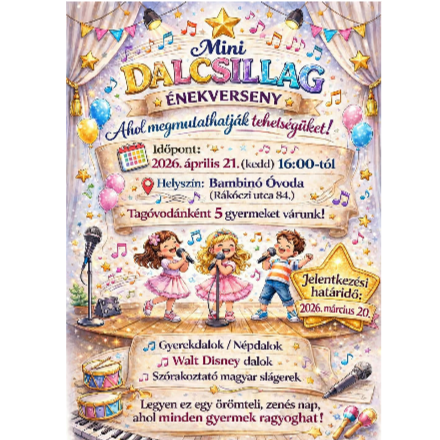 Mini Dalcsillag Énekverseny